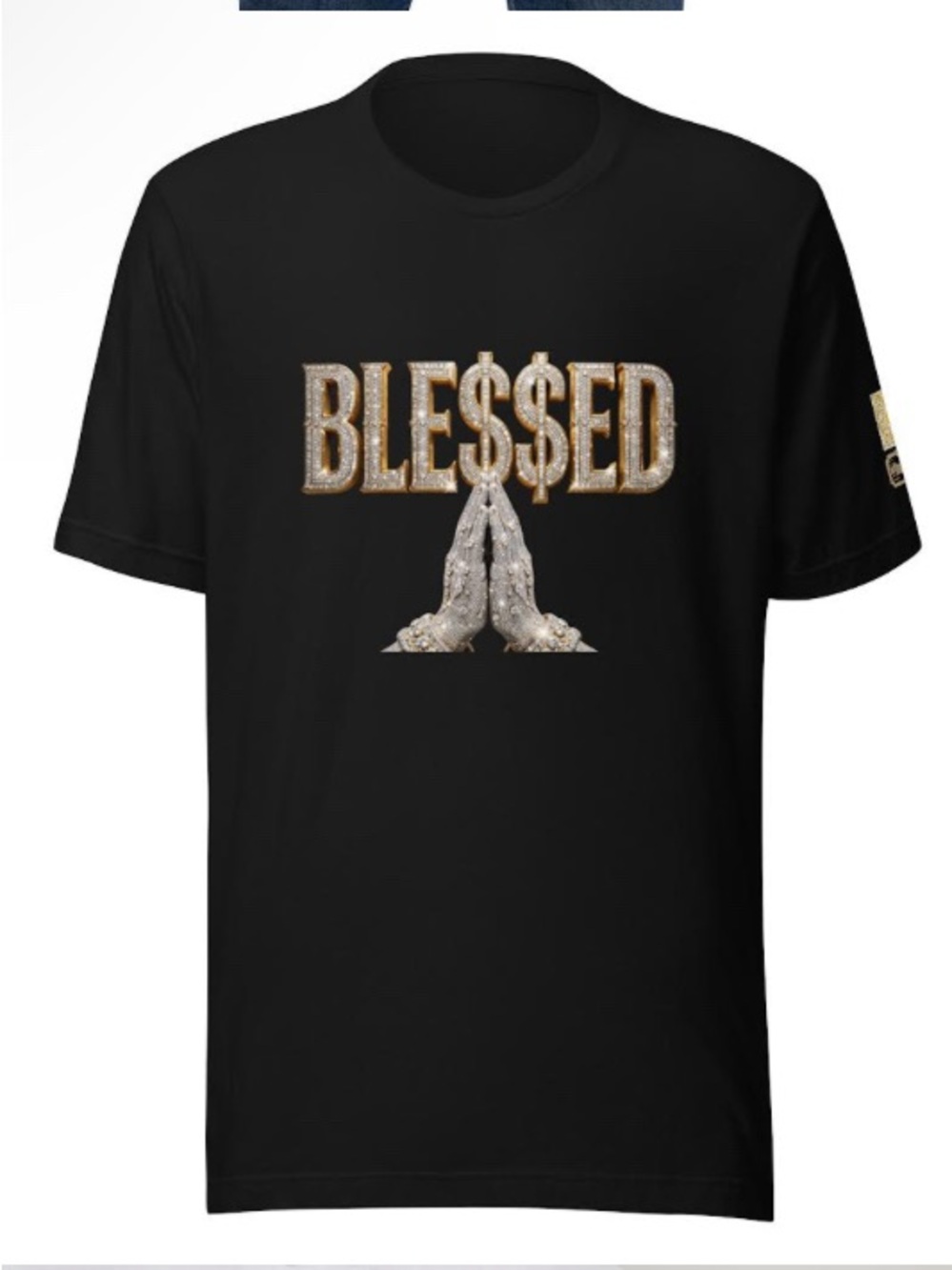 BLINGED OUT BLE$$ED T-SHIRT - Picture 13 of 15